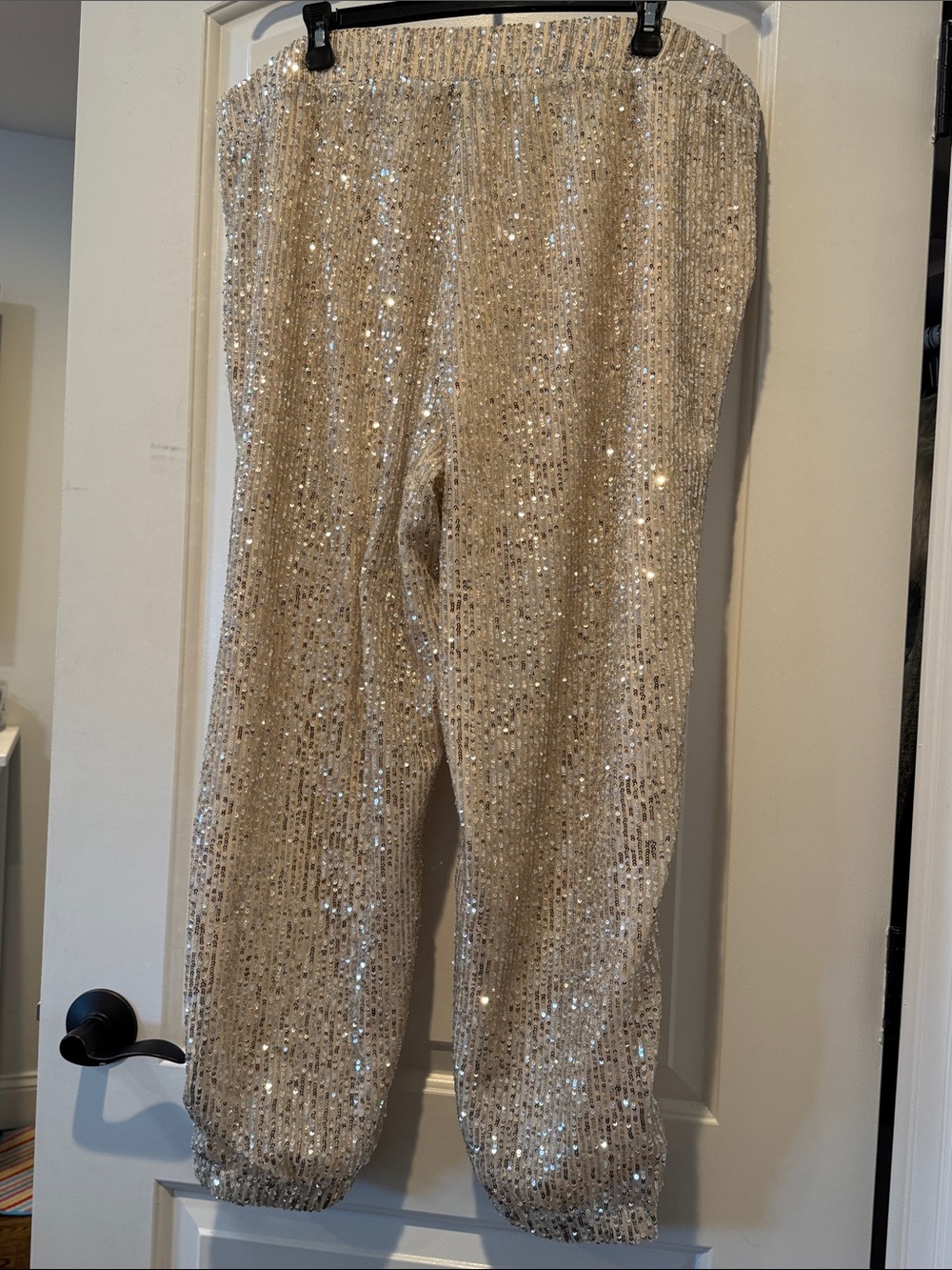 LOFT Cream Elastic Waist Skirt or Pants (XL)✨